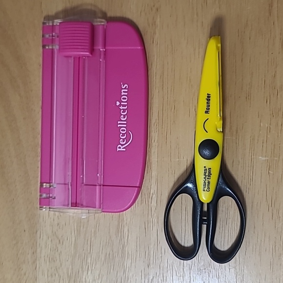 Set of 15 Kraft Edgers with small card stock cutter - Picture 2 of 10